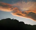 Lenticular Clouds Over Inyo Ridge